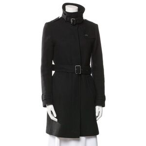 Burberry wool coat with belt